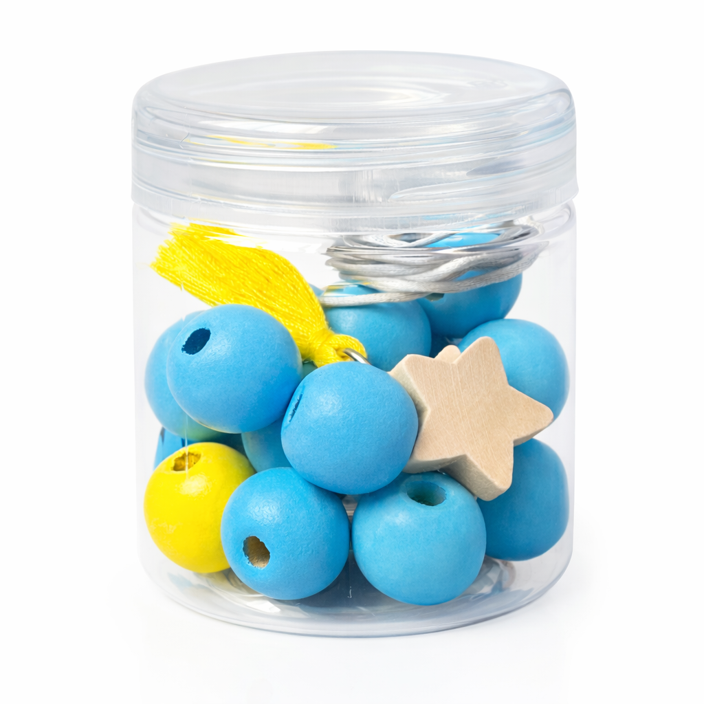 صناعة سبحة ملونة للأطفال